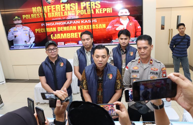 Kejar Jambret yang Meresahkan Nongsa, Polresta Barelang Ringkus Tiga Orang