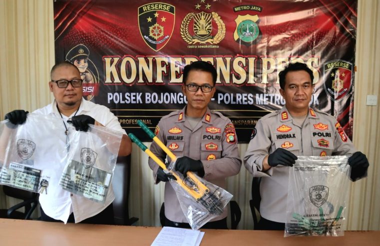 Tujuh Pelaku Pencurian Mobil Diamankan Polsek Bojonggede, Satu Kendaraan Disita