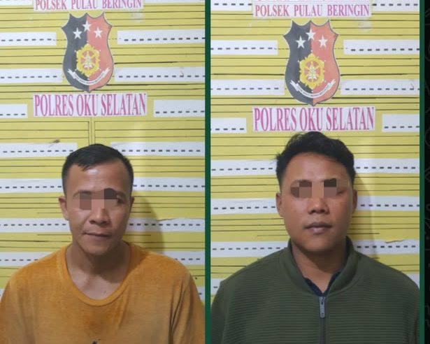 Kurang dari 9 Jam Usai Peristiwa, Dua Tersangka Pembunuhan Plt Kepala KUA Pulau Beringin Berhasil Diringkus Polres OKU Selatan