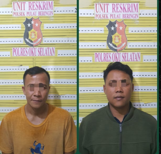 Kurang dari 9 Jam Usai Peristiwa, Dua Tersangka Pembunuhan Plt Kepala KUA Pulau Beringin Berhasil Diringkus Polres OKU Selatan