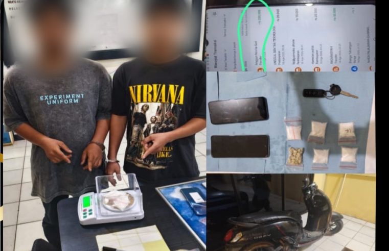 Dua Pemuda Ditangkap Polsek Sekayu, Sabu Seberat 51,42 Gram dan 50 Butir Ekstasi Disita Aparat