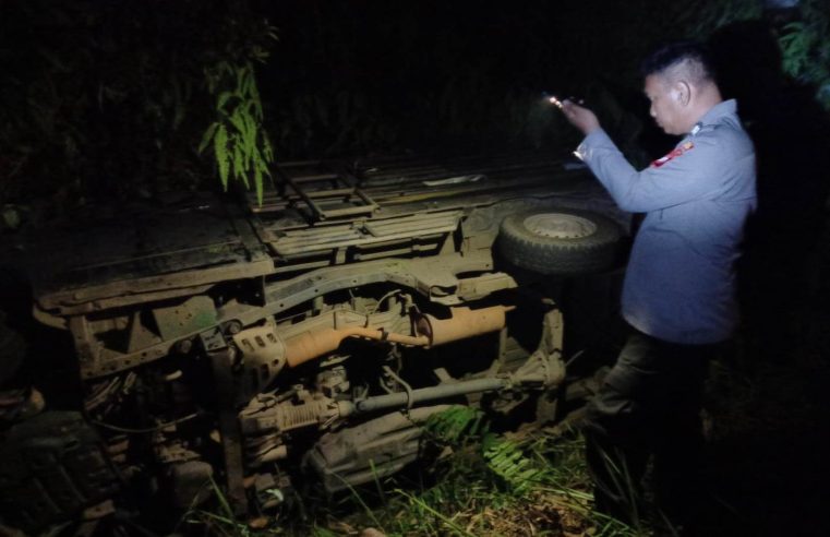 Kecelakaan Lalu Lintas di Parindu Sanggau, Pengendara Yamaha Vega R Tewas di Lokasi
