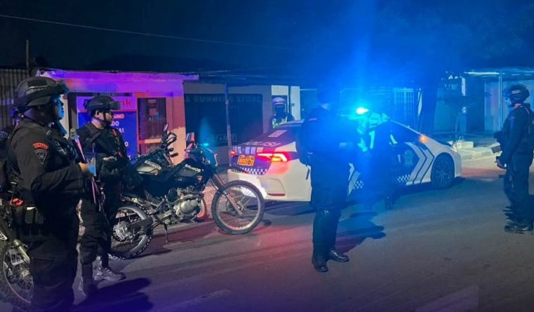 Cegah Bentrokan Berulang, Tim Patra Brimob Polda Sulteng Perketat Patroli Jalan Lalove –Jalan Anoa Palu