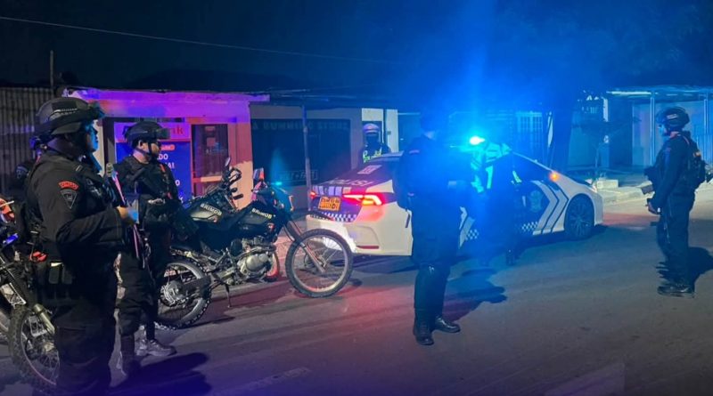 Cegah Bentrokan Berulang, Tim Patra Brimob Polda Sulteng Perketat Patroli Jalan Lalove –Jalan Anoa Palu