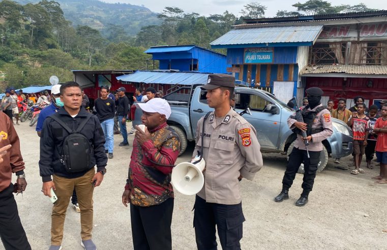Lewat Simbol Adat Patah Panah, Tokoh Masyarakat dan Polres Tolikara Resmi Akhiri Konflik Antarwarga