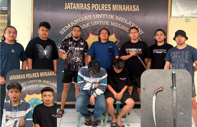 Respons Cepat Polres Minahasa, Kasus Penganiayaan Gunakan Senjata Tajam Langsung Ditindak