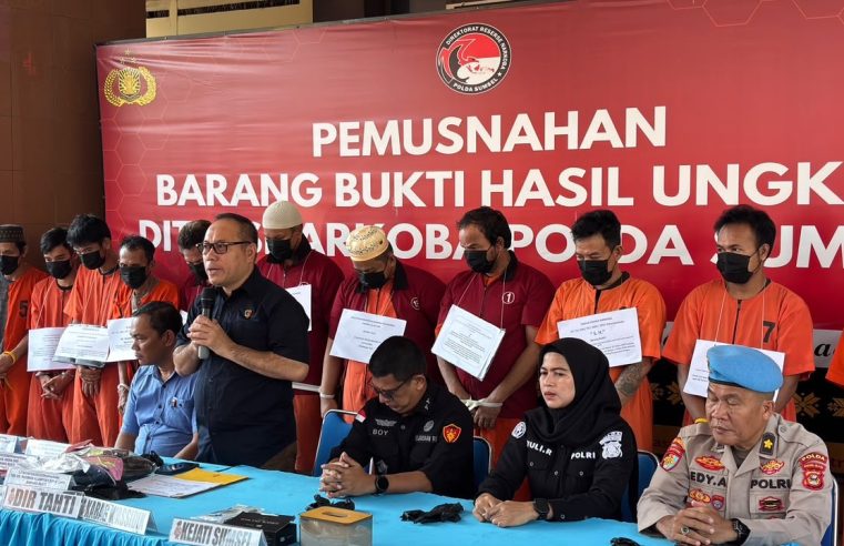 Polda Sumsel Musnahkan Barang Bukti Narkotika Bernilai Lebih Rp.1,6 Miliar, Tegaskan Tak Ada Toleransi