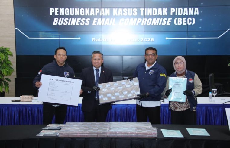 Ungkap Modus BEC Transnasional, Bareskrim Polri Amankan Dua Tersangka dan Diamankan Dana Rp5 Miliar