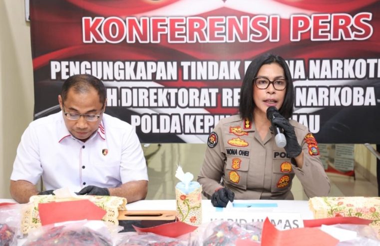 Sabu 402 Gram Lebih Disita, Ditresnarkoba Polda Kepri Tangkap 11 Orang dalam Enam Kasus