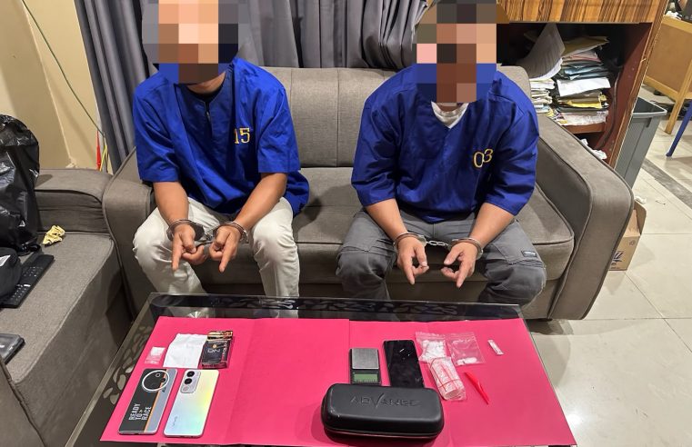 Satresnarkoba Polres Dumai Amankan 2 Tersangka & 21,56 Gram Sabu