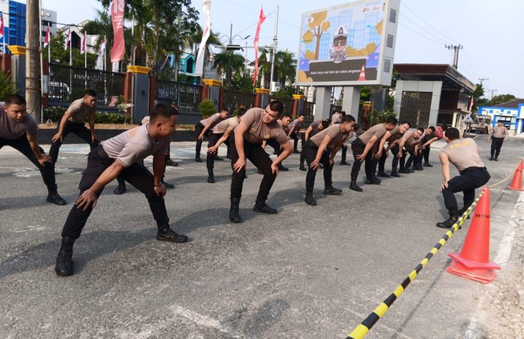 Hadapi Ancaman Kebakaran, Satgas Karhutla Polresta Balikpapan Tegakkan Kekuatan Anggota