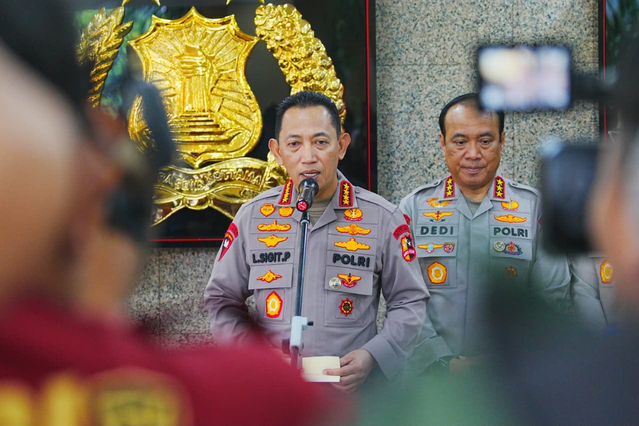 Hadapi Abu Vulkanik Gunung Anak Krakatau, Kapolri Perintahkan Kesiapsiagaan dan Pelayanan Maksimal
