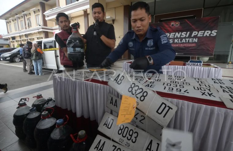 Polresta Klaten Ungkap Penyalahgunaan BBM Bersubsidi Pertalite, Negara Rugi Rp.378 Juta