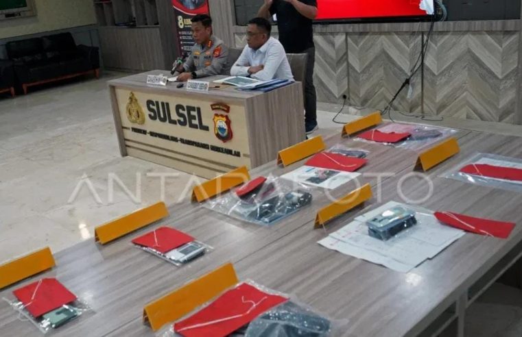 11 Modus Penipuan Daring Terungkap di Sulsel, 22 Tersangka Diamankan, Kerugian Capai Rp.1,19 Miliar