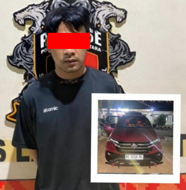 Hendak Jual Mobil Hasil Curi ke Bandar Lampung, Warga Abung Timur Ditangkap Polisi