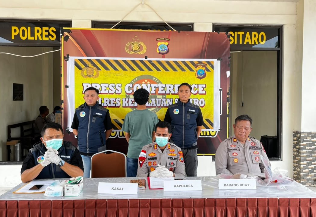 Pengungkapan Kasus Narkotika di Kepulauan Sitaro, Satu Tersangka Diamankan