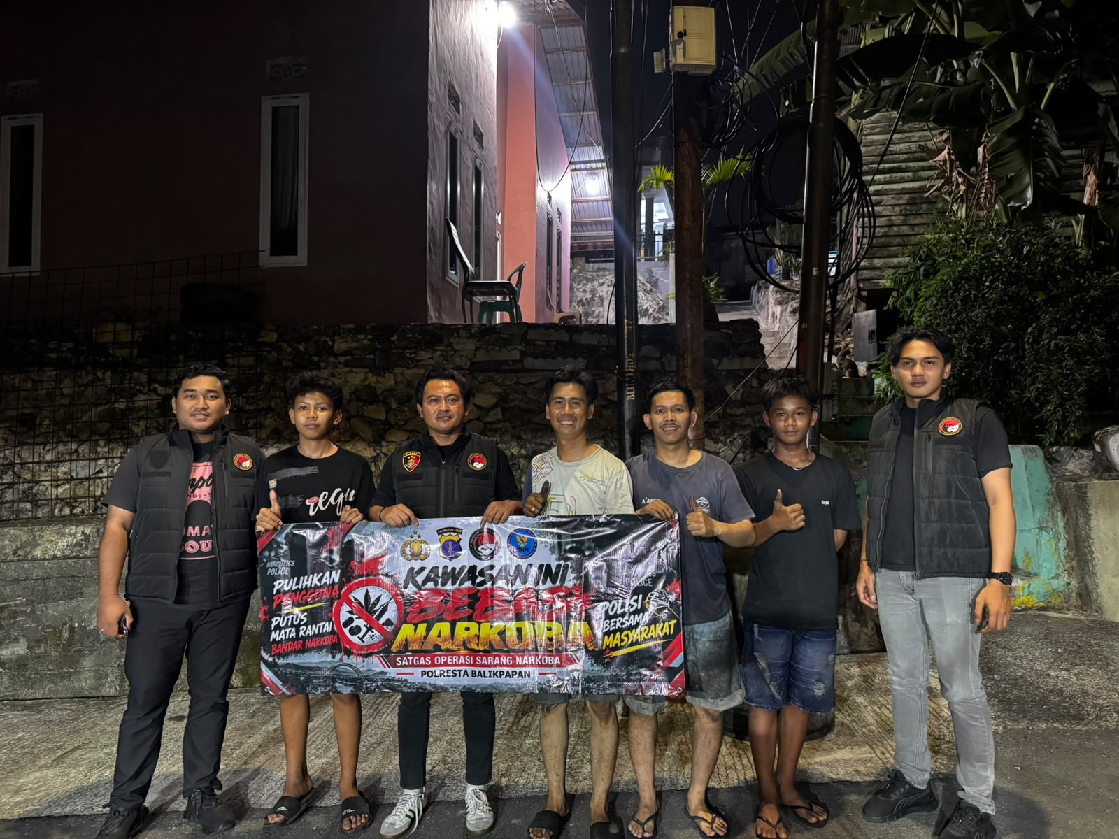 Bersama Masyarakat, Polresta Balikpapan Lakukan Penindakan dan Sosialisasi Narkoba di Gunung Bugis