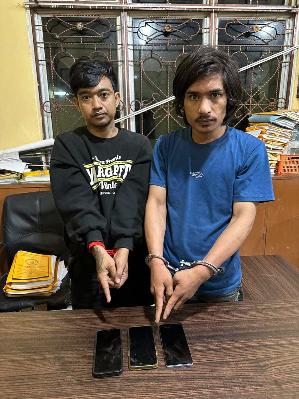 Kasus Pencurian 2 HP Milik Sopir Truk di Simpang Panei, Dua Pelaku Ditangkap