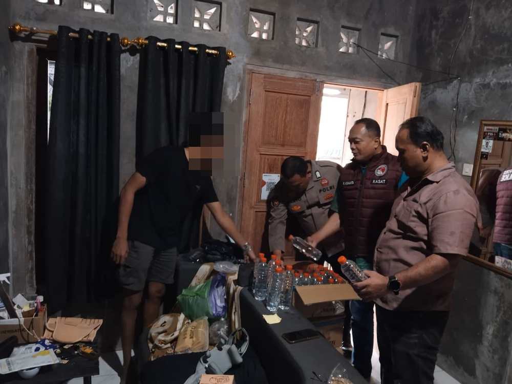 Polres Pekalongan Sita 174 Kemasan Miras Ilegal di Tiga Lokasi Berbeda