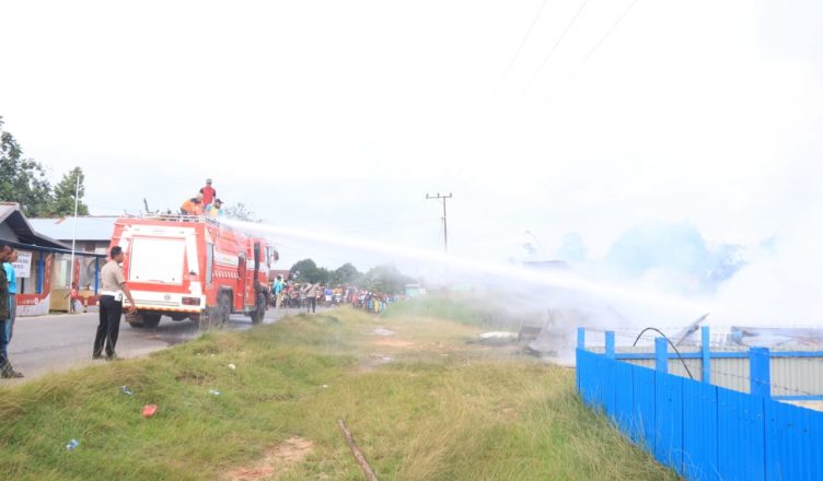 Polisi Selidiki Penyebab Kebakaran Rumah Tidak Berpenghuni di Mappi