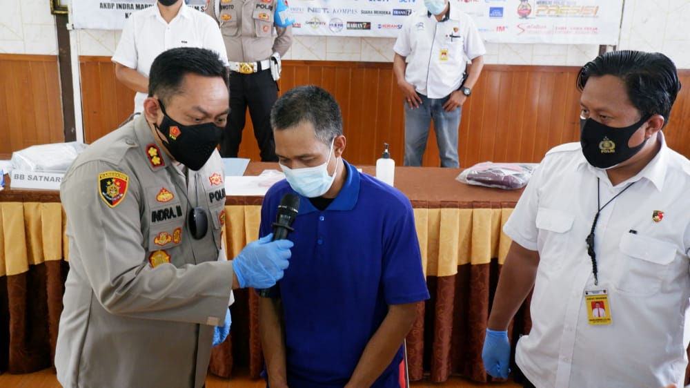 Polres Salatiga Polda Jawa Tengah Press Release Ayah Setubuhi Anak Kandung