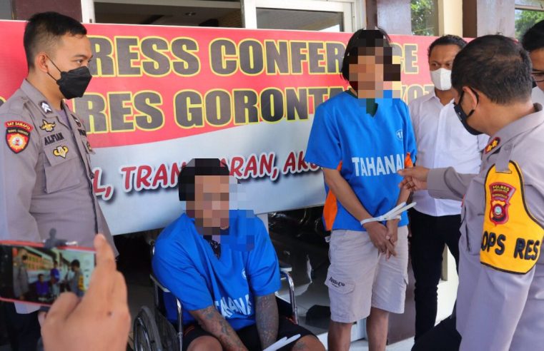 Polres Gorontalo Kota Gelar Press Release Kasus Curanmor, 1 Orang Pelaku Baru Sebulan Bebas Dari Lapas