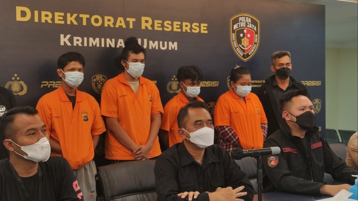 Polisi Tangkap 4 Tersangka Pengeroyokan di Bintaro, Motif Pelaku Untuk Balas Dendam