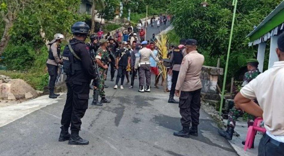 Cegah Bentrok Warga Lanjutan, 5 SST Aparat TNI-Polri Diterjunkan di Maluku Tenggara