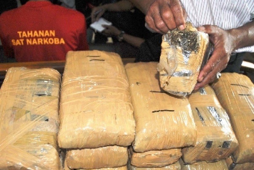 Sat Narkoba Polres Madina Berhasil Gagalkan Penyeludupan 4,9 Kg Ganja