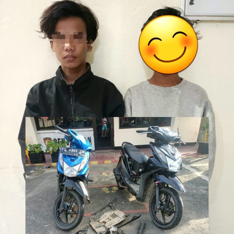 2 Pelaku Pencurian Dua Unit Sepeda Motor Berhasil Ditangkap Polres Nunukan