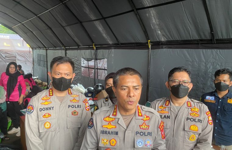 Polda Jabar Periksa Tujuh Orang Pencabutan Stiker Tenda Pengungsi Cianjur