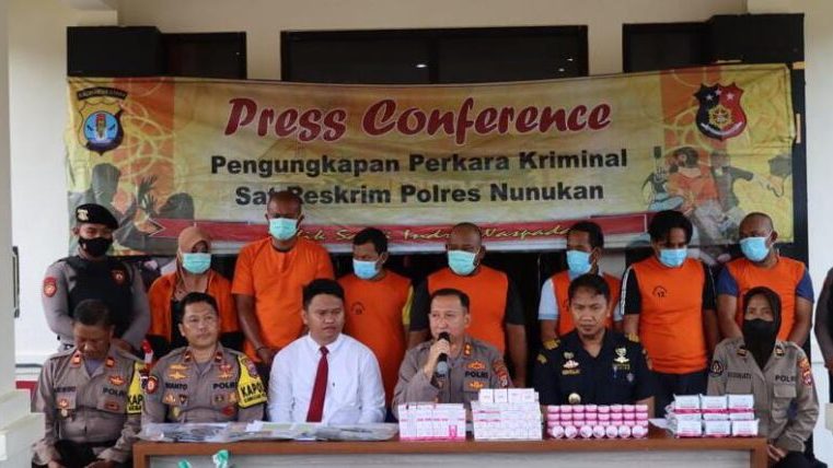 7 Calo Penyelundupan PMI Ilegal, Ditangkap Polres Nunukan