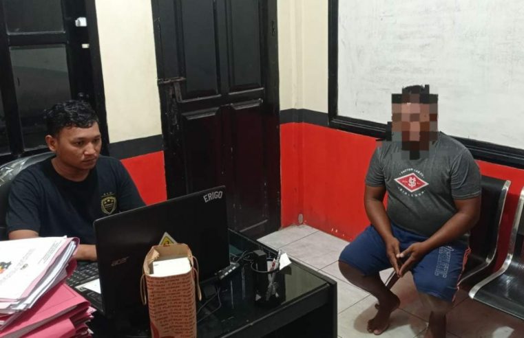 Polsek Kota Tengah Tangkap MAI (34) Pelaku Pencurian HP dan Laptop di Jalan Arif Rahman Hakim Gorotalo
