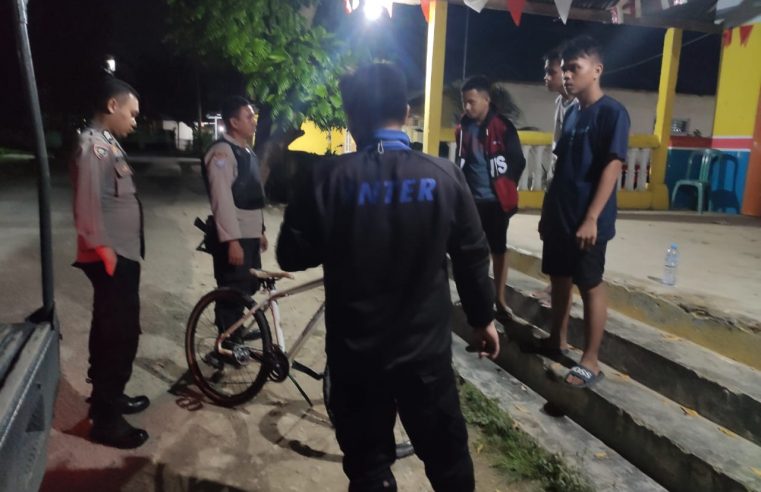 Melalui Patroli KRYD, Polsek Kota Utara Polres Gorontalo Kota Himbau Warga Tetap Jaga Kamtibmas Hadapi Nataru