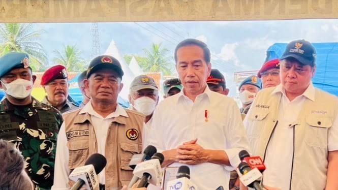 Presiden RI Joko Widodo Kembali Kunjungi Lokasi Gempa Cianjur