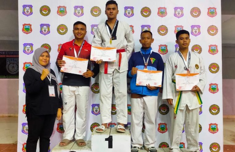 Anggota Polresta Gorontalo Kota Raih Medali Emas Pada Kejuaraan Taekwondo Antar Dojang Se Provinsi Gorontalo