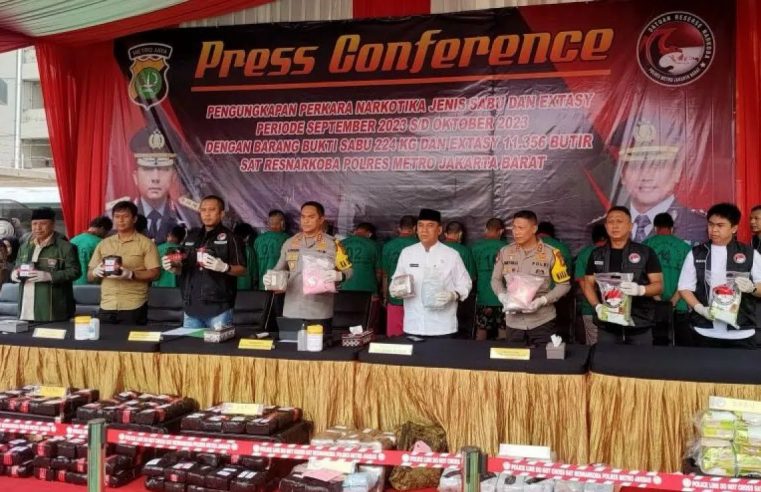 Polres Jakbar Bongkar Peredaran Narkoba Asal Negara Malaysia