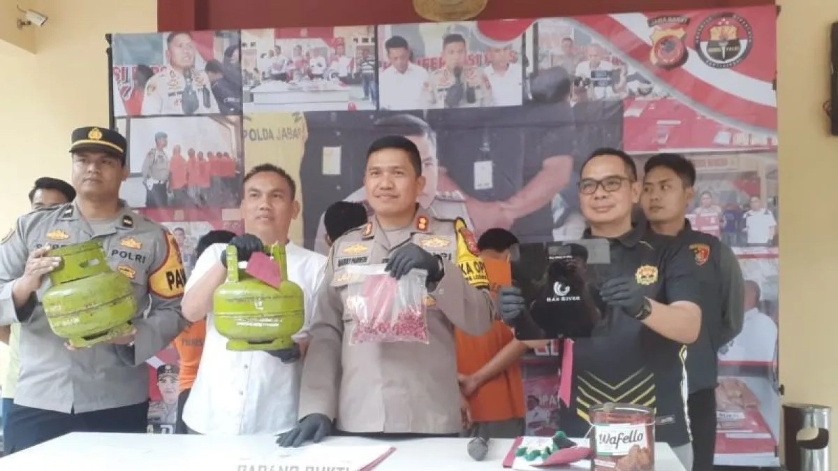 Polisi Kembangkan Kasus Agen GasTerlibat Dalam Pengoplosan Elpiji Subsidi di Sukabumi