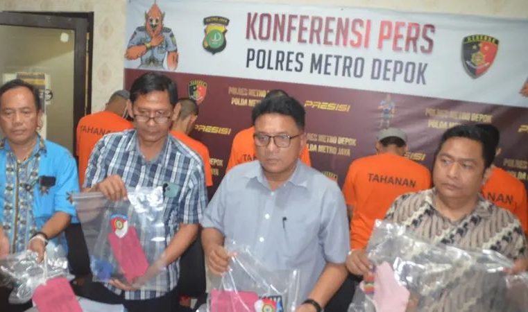 Polisi Amankan Enam Orang Pelaku Curanmor yang Beraksi di Depok