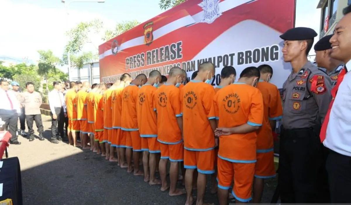 Polres Cianjur Ringkus 21 Orang Terduga Pengedar Narkoba
