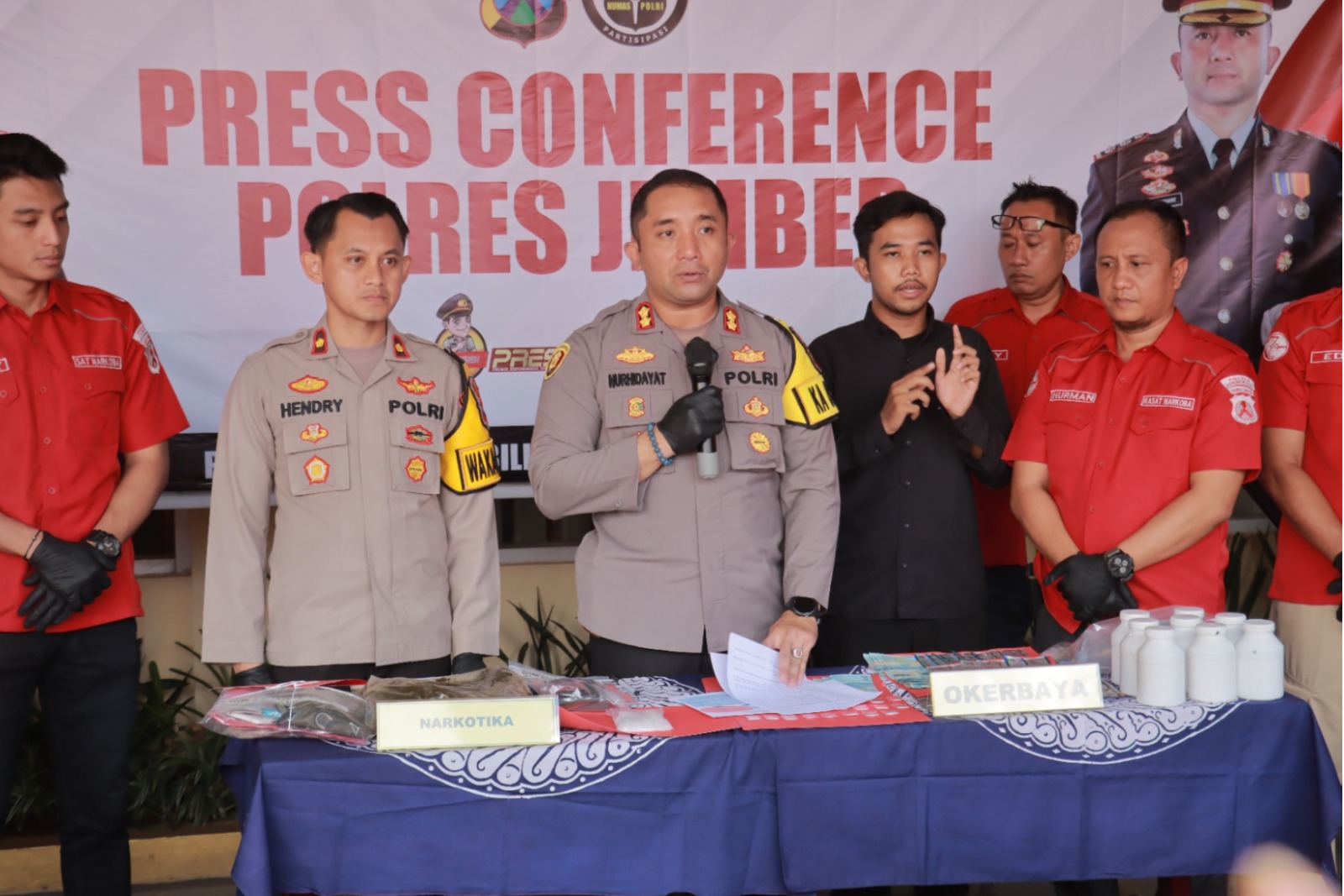 Dalam Dua Bulan Terakhir Polres Jamber Ungkap 38 Kasus Narkoba, 49 Tersangka Diamankan