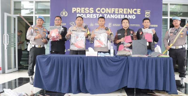 Polresta Tangerang Banten Berhasil Ungkap 1678 Kasus Selama Tahun 2023