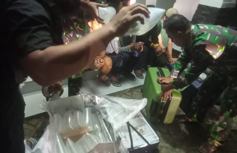 PRAJURIT TNI AL KEMBALI SELAMATKAN KERUGIAN NEGARA, GAGALKAN PENYELUNDUPAN BABY LOBSTER DI JAKARTA