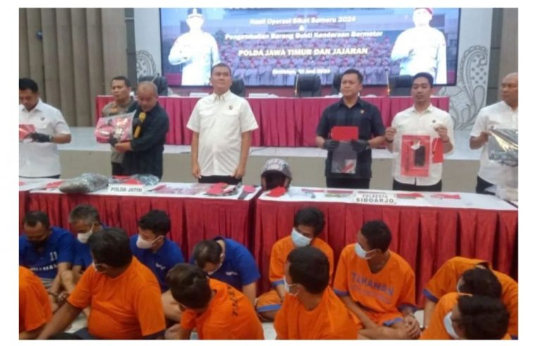 Polda Jatim Tangani 1.380 Kasus Kejahatan Jalanan Selama 12 Hari Terakhir