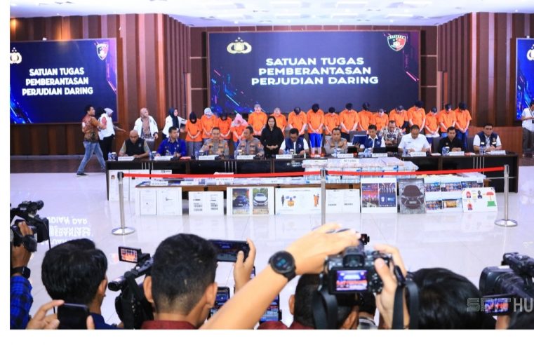 Dalam Kurun Waktu 3 Bulan Bareskrim Polri Ungkap 318 Kasus Judi Online, 464 Tersangka Diringkus