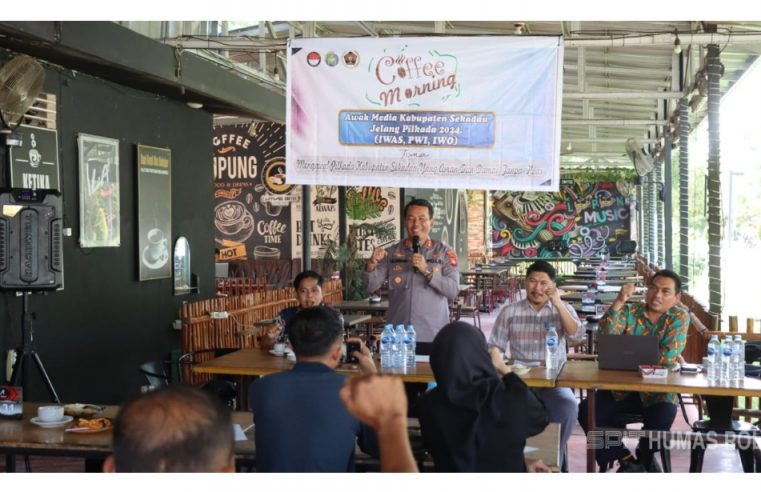 Kapolres Sekadau AKBP I Nyoman Sudama: Media Berperan Penting Jaga Kondusivitas Pilkada 2024