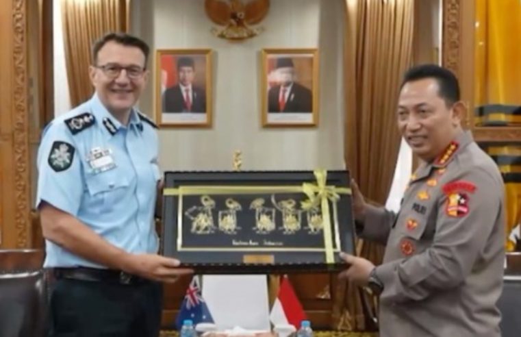 Kapolri Dengan Kepala Kepolisian Australia Bahas Kerja Sama Penegakan Hukum Transnasional