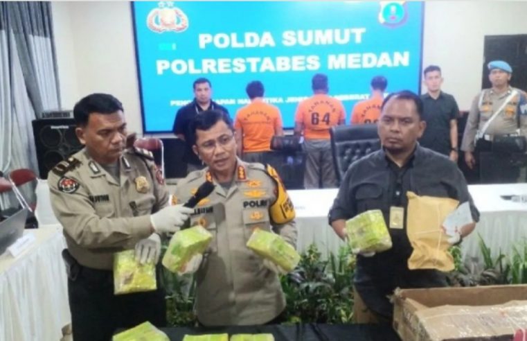 Polrestabes Berhasil Menyita 11 Kilogram Sabu di Medan