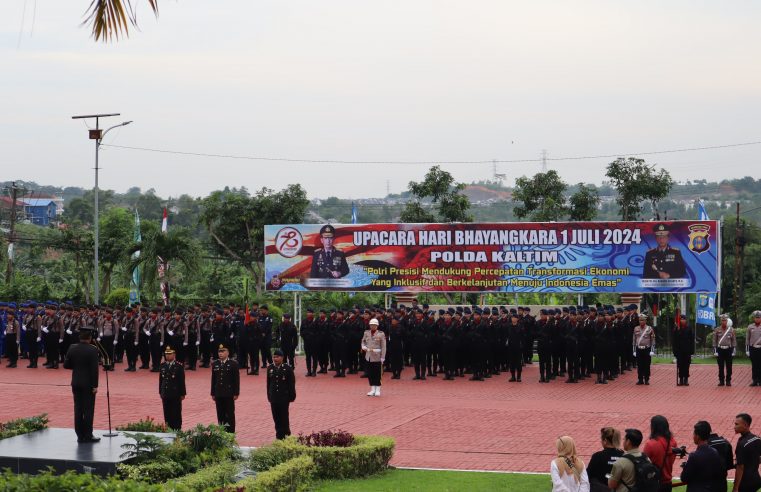 Polda Kaltim Gelar Upacara Dalam Rangka Memperingati HUT Bhayangkara 01 Juli Ke 78 Tahun 2024