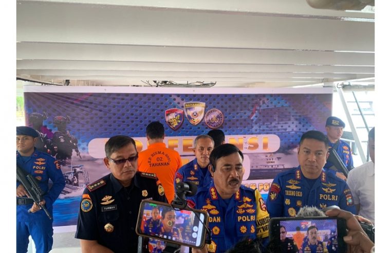2 Kapal Ikan Asing Berbendera Vietnam Ditangkap Kapal Polisi Bisma-8001 Di Perairan Natuna Kepri